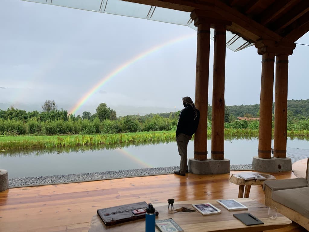 Retreat venue overlooking Valle de Bravo