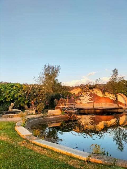 Pool and relaxation area
